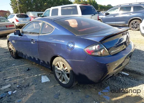 2007 Hyundai Tiburon Gs z USA, uszkodzony, nr VIN KMHHM66D87U244174